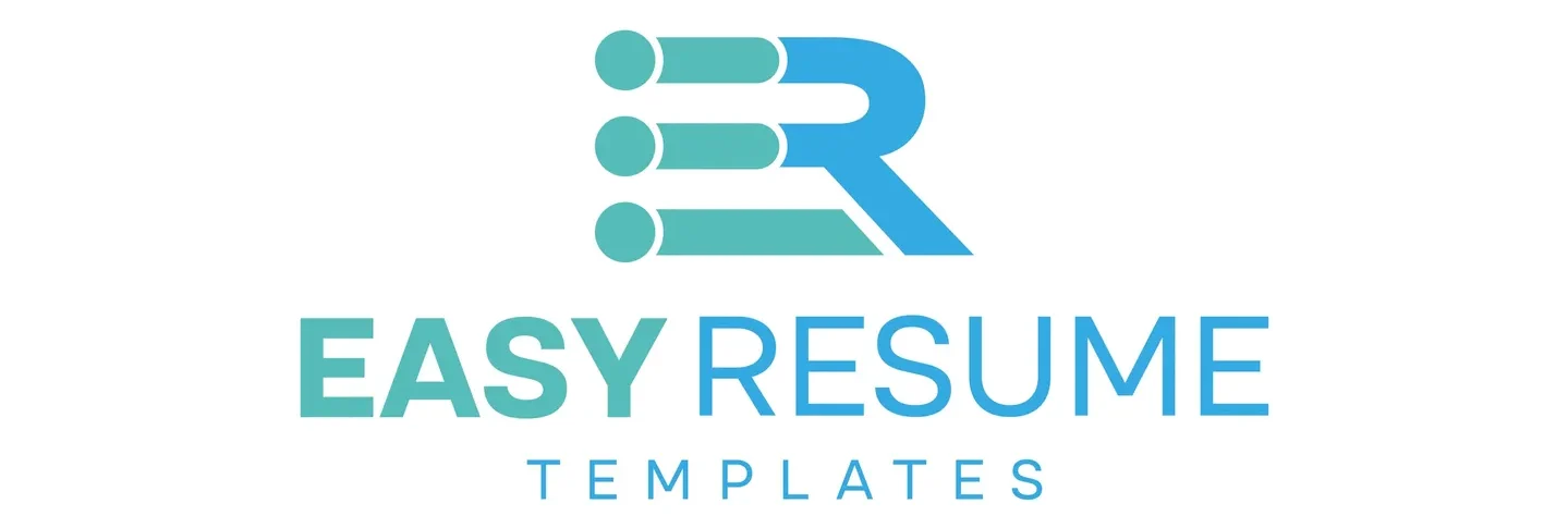 The logo for easy resume templates.