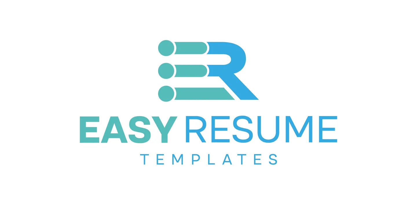 The logo for easy resume templates.