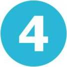 A blue circle with the number 4 on it.