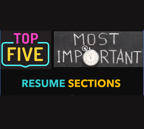 5 Most Important Sections of a Resume